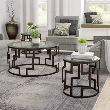 Brayden Studio Bolte 3 Piece Living Room Table Set Reviews